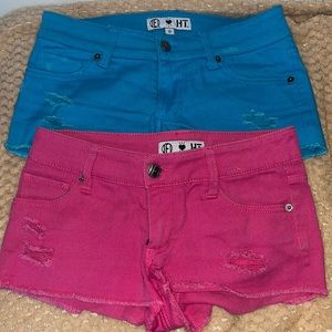 Set of 2 size 0 shorts
